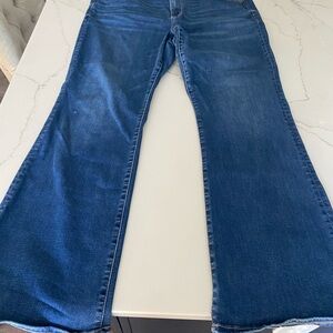 American Eagle Outfitters Dark Blue Flare Jeans